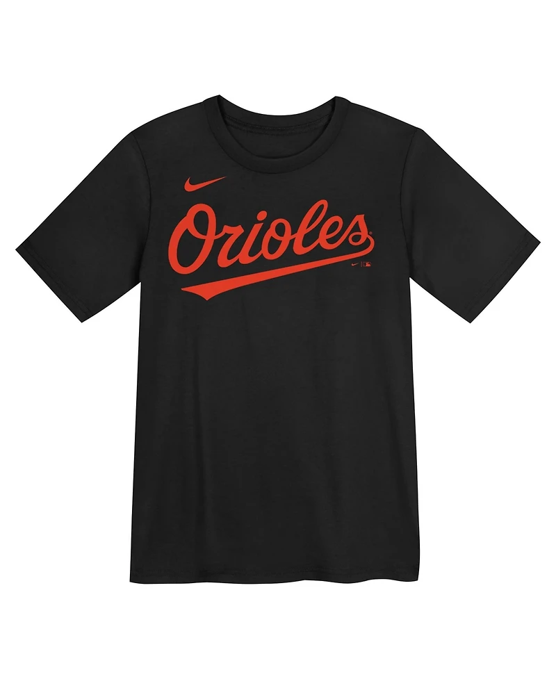 Nike Preschool Jackson Holliday Black Baltimore Orioles Name & Number T-Shirt