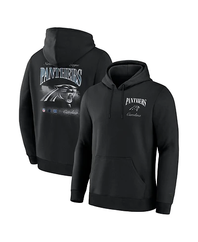 Fanatics Men's Black Carolina Panthers Nightfall Long Sleeve Fleece Hoodie