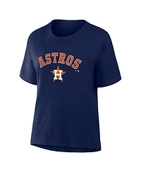Fanatics Women's Navy Houston Astros Lockup Legacy T-Shirt