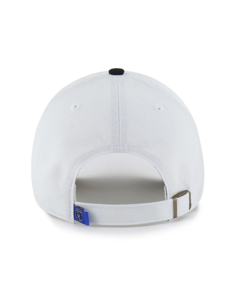 '47 Brand Men's White San Jose Earthquakes Two-Tone Clean Up Adjustable Hat