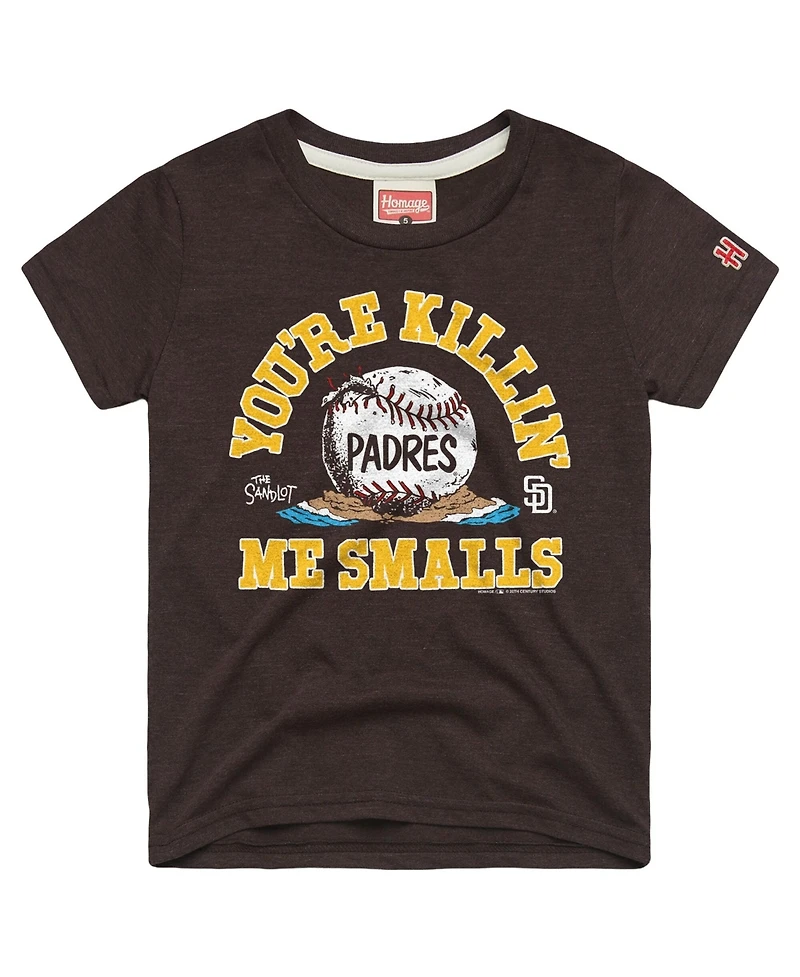 Homage Toddler Brown San Diego Padres x The Sandlot Tri-Blend T-Shirt