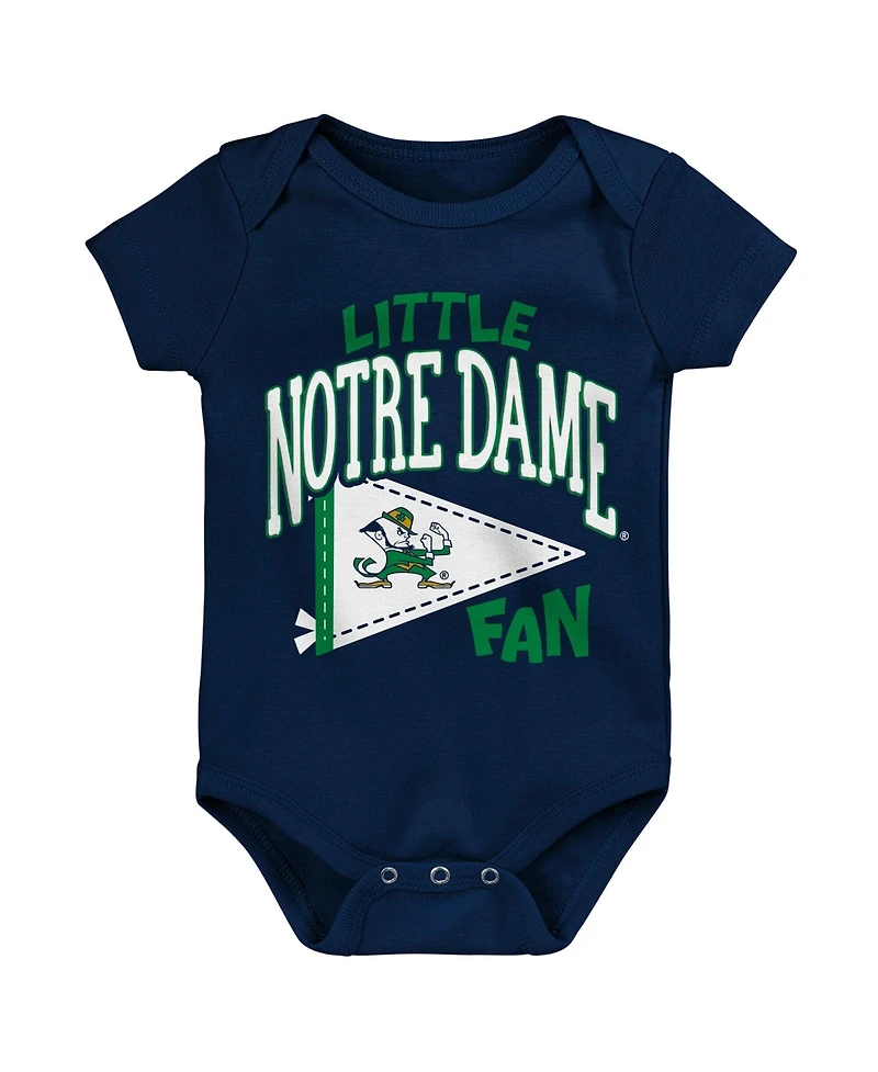 Outerstuff Baby Boys and Girls Navy Notre Dame Fighting Irish Little Banner Bodysuit
