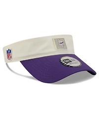 New Era Men's Cream/Purple Minnesota Vikings 2026 Nfl Training Camp Adjustable Visor