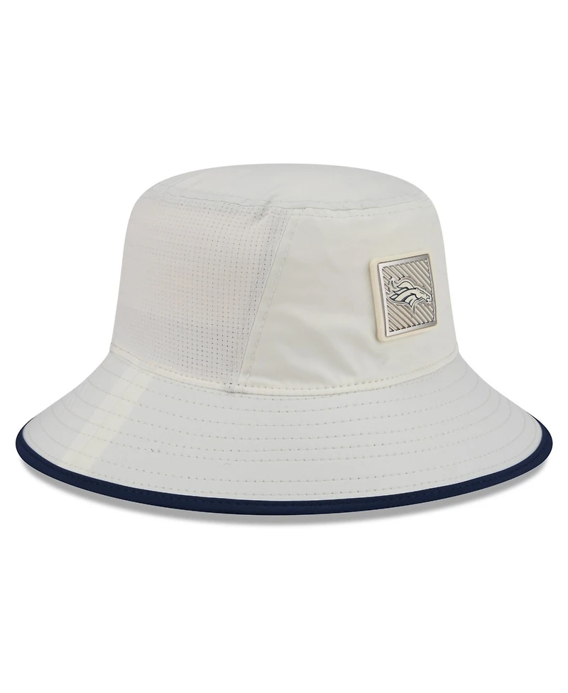 New Era Men's Cream Denver Broncos 2026 Nfl Training Camp Sport Bucket Hat