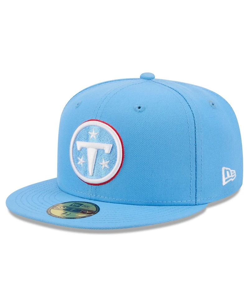New Era Men's Light Blue Tennessee Titans 59FIFTY Fitted Hat