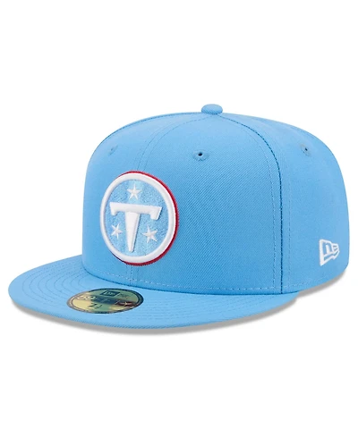 New Era Men's Light Blue Tennessee Titans 59FIFTY Fitted Hat