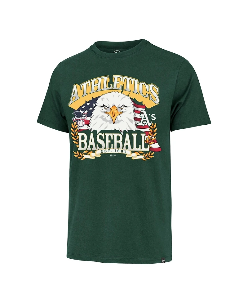 '47 Brand Men's Green Athletics Americana Eagle T-Shirt