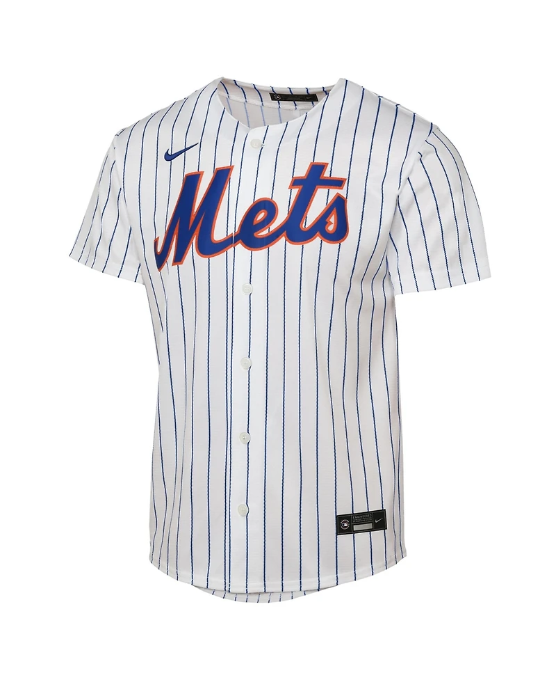 Nike Big Boys and Girls Bo Bichette White New York Mets Home Baseline Jersey