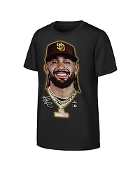 Outerstuff Big Boys and Girls Fernando Tatis Jr. Black San Diego Padres Headliner T-Shirt