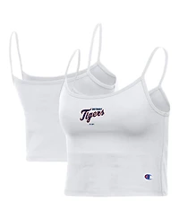 Champion Women's White Detroit Tigers America Scoop Tank Top