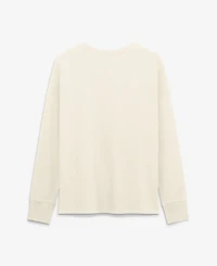 Fanatics Women's Cream Dallas Stars Distressed Logo Long Sleeve T-Shirt