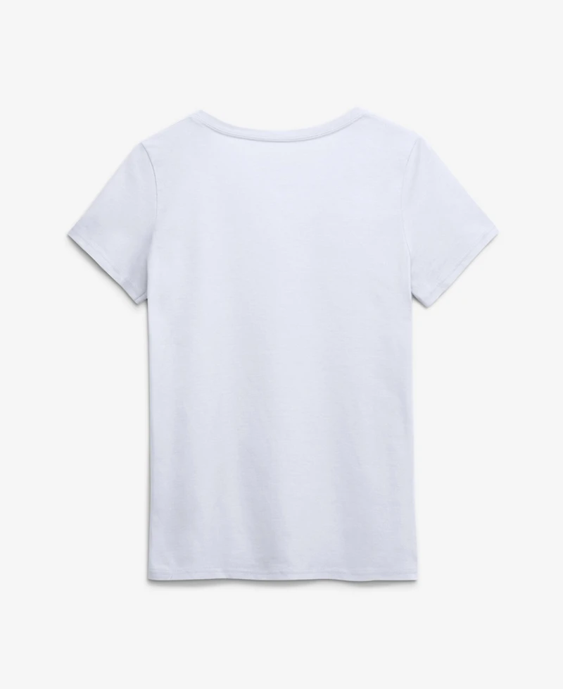 Logo Athletic Women's New England Patriots V-Neck Short-Sleeve T-Shirt