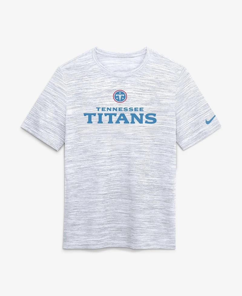 Nike Men's Ash Tennessee Titans Velocity Endurance Run Dri-fit T-Shirt