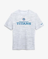 Nike Men's Ash Tennessee Titans Velocity Endurance Run Dri-fit T-Shirt