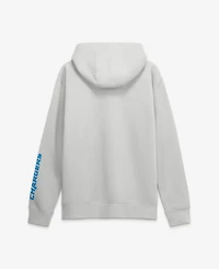 Nike Men's Gray Los Angeles Chargers Cool Down Club Full-Zip Hoodie