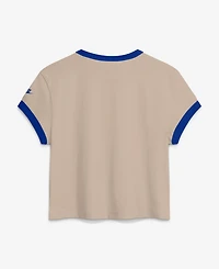 Nike Women's Buffalo Bills Rewind Ringer Cropped T-Shirt