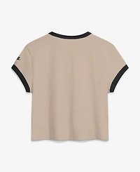 Nike Women's Atlanta Falcons Rewind Ringer Mod Cropped T-Shirt