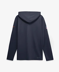 Nike Men's Navy Chicago Bears Big & Tall Sideline Game On Lightweight Long Sleeve Dri-fit Hoodie