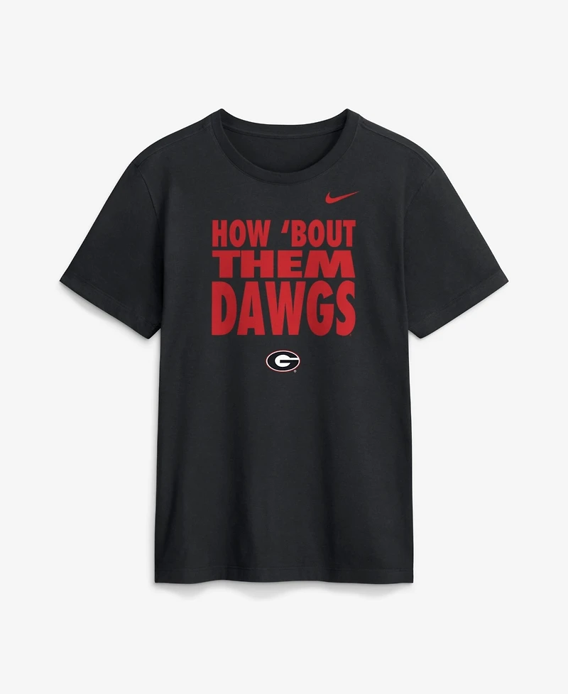 Nike Men's Black Georgia Bulldogs 2026 Sideline Dri-fit Slogan T-Shirt