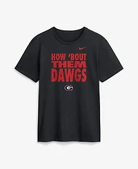 Nike Men's Black Georgia Bulldogs 2026 Sideline Dri-fit Slogan T-Shirt