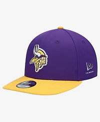 New Era Big Boys and Girls Purple/Gold Minnesota Vikings 2026 Nfl Draft Pre-Curved 9FIFTY Snapback Hat