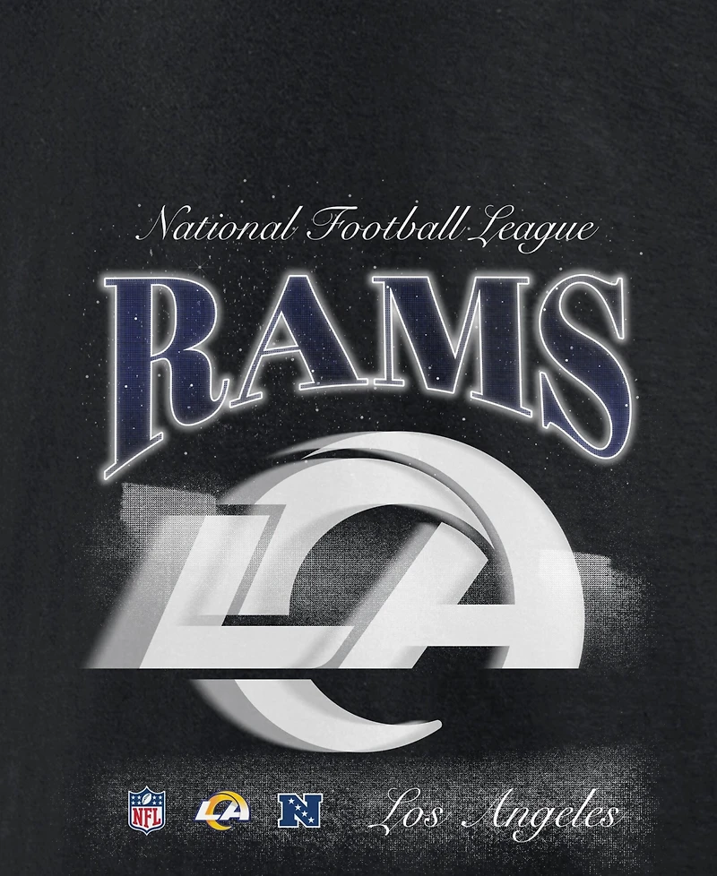 Fanatics Men's Black Los Angeles Rams Nightfall Long Sleeve Fleece Hoodie