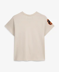 Mitchell & Ness Women's Cal Ripken Jr. Cream Baltimore Orioles Cooperstown Name Number Throwback T-Shirt