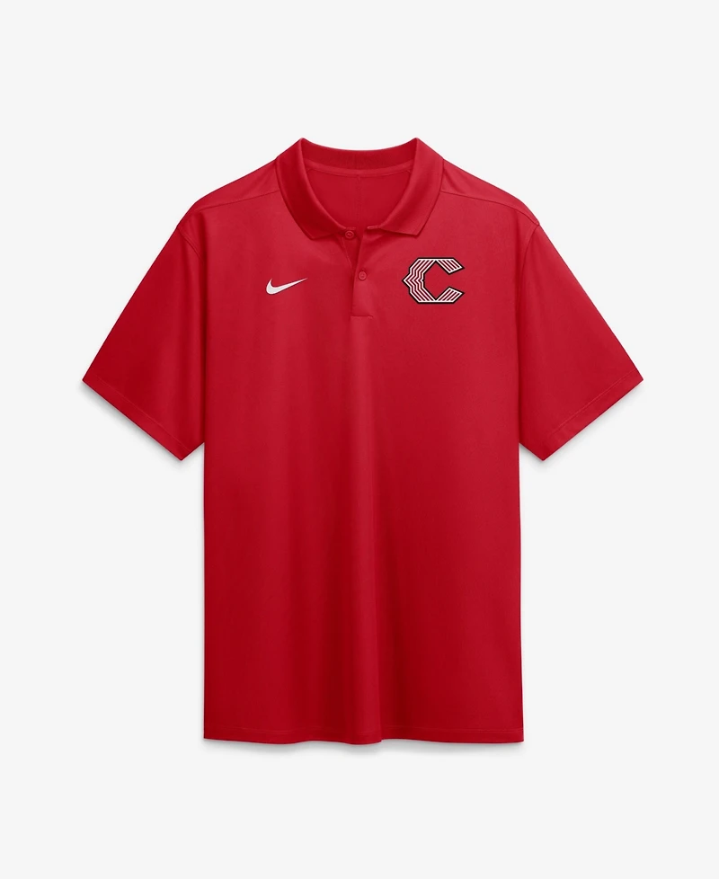 Nike Men's Red Cincinnati Reds City Connect Victory Dri-fit Polo Shirt