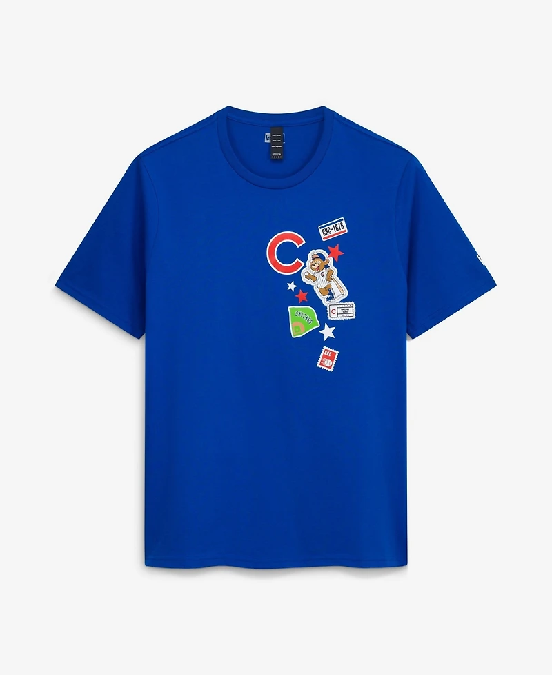 New Era Men's Royal Chicago Cubs City Patch T-Shirt