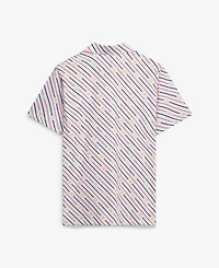 Chubbies Men's White Team Usa The Life, Liberty, Candles Performance Polo Shirt