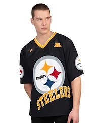 Starter Men's 2-Pack Black/White Pittsburgh Steelers Short Sleeve Long Combo Pack T-Shirt