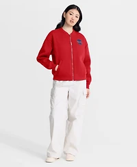 Fanatics Women's Red Philadelphia Phillies Oversized Rage Against Full-Zip Jacket