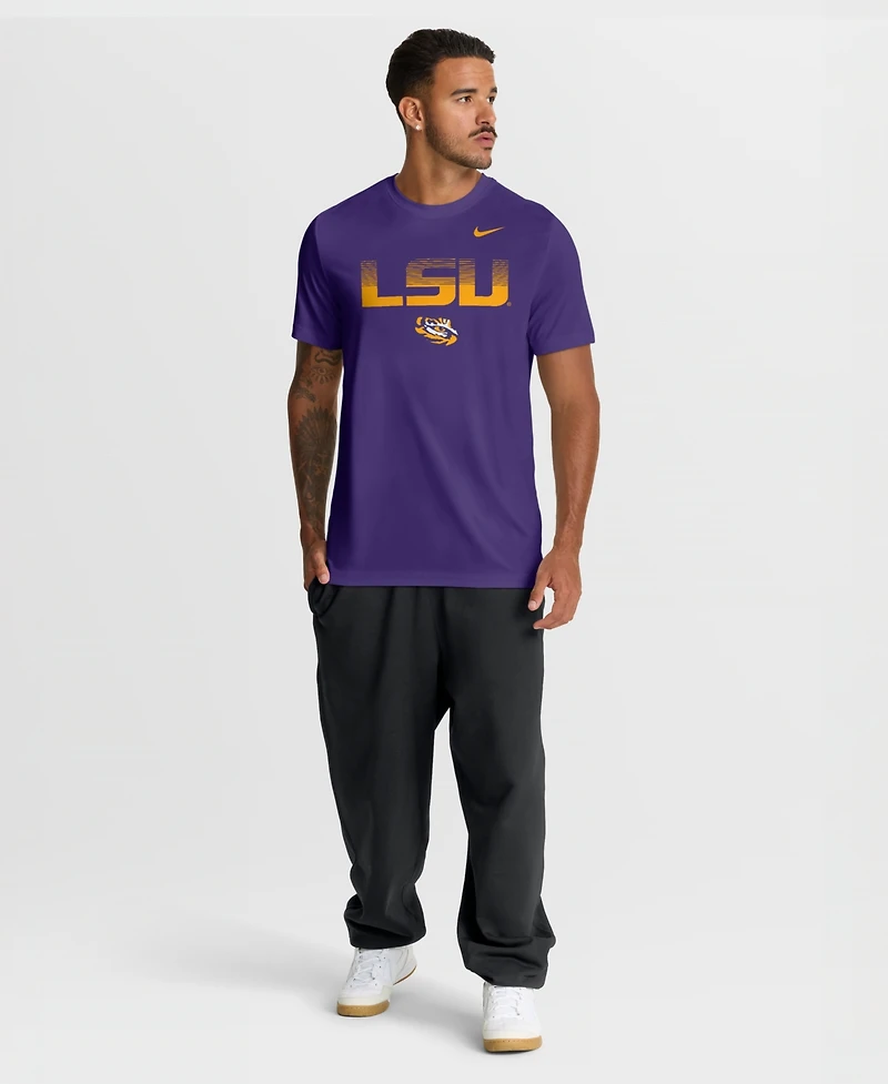 Nike Men's Purple Lsu Tigers Primetime Legend Kinetic Mantra Dri-fit T-Shirt