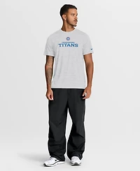 Nike Men's Ash Tennessee Titans Velocity Endurance Run Dri-fit T-Shirt