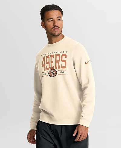 Nike Men's Natural San Francisco 49ers Always Reppin' Club Sweatshirt