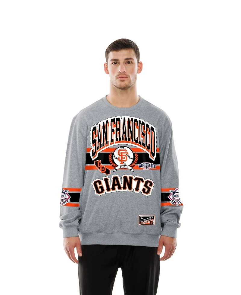 New Era Men's Gray San Francisco Giants Sport Classics Sweatshirt