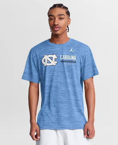Jordan Men's Carolina Blue North Tar Heels Sideline Velocity Dri-fit T-Shirt