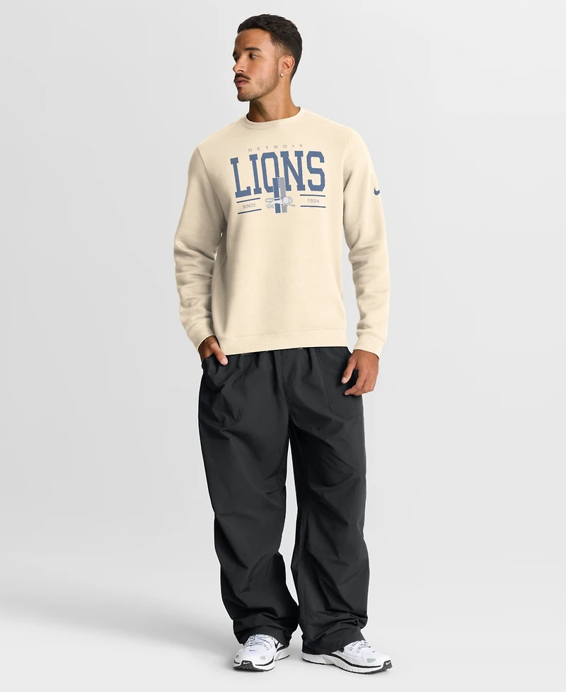 Nike Men's Natural Detroit Lions Always Reppin' Club Sweatshirt