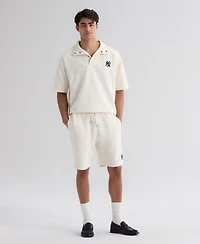 Fanatics Men's Bisque New York Yankees Iconic Terry Warm-Up Shorts