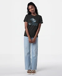Champion Women's Black Utah Mammoth Wordmark Lockup T-Shirt
