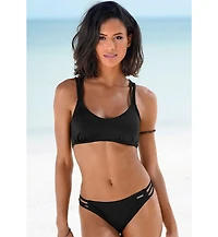 Lascana Women's Strappy Scoop Bikini Swimsuit Top Bra Sizing