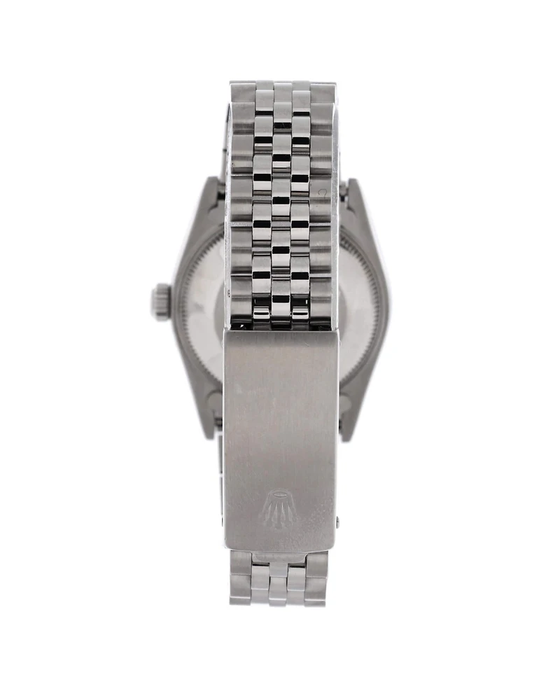 Pre-Owned Rolex Oyster Perpetual Datejust Automatic Watch in Stainless Steel and White Gold with Diamond Markers 31mm