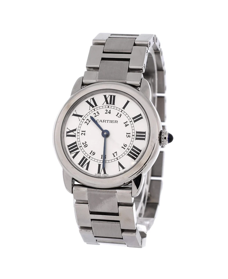Pre-Owned Cartier Ronde Solo de Cartier Quartz Watch in Stainless Steel 29mm