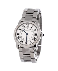 Pre-Owned Cartier Ronde Solo de Cartier Quartz Watch in Stainless Steel 29mm