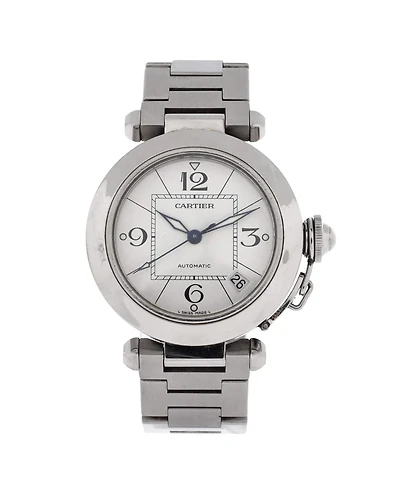 Pre-Owned Cartier Pasha C Automatic Watch in Stainless Steel 35mm