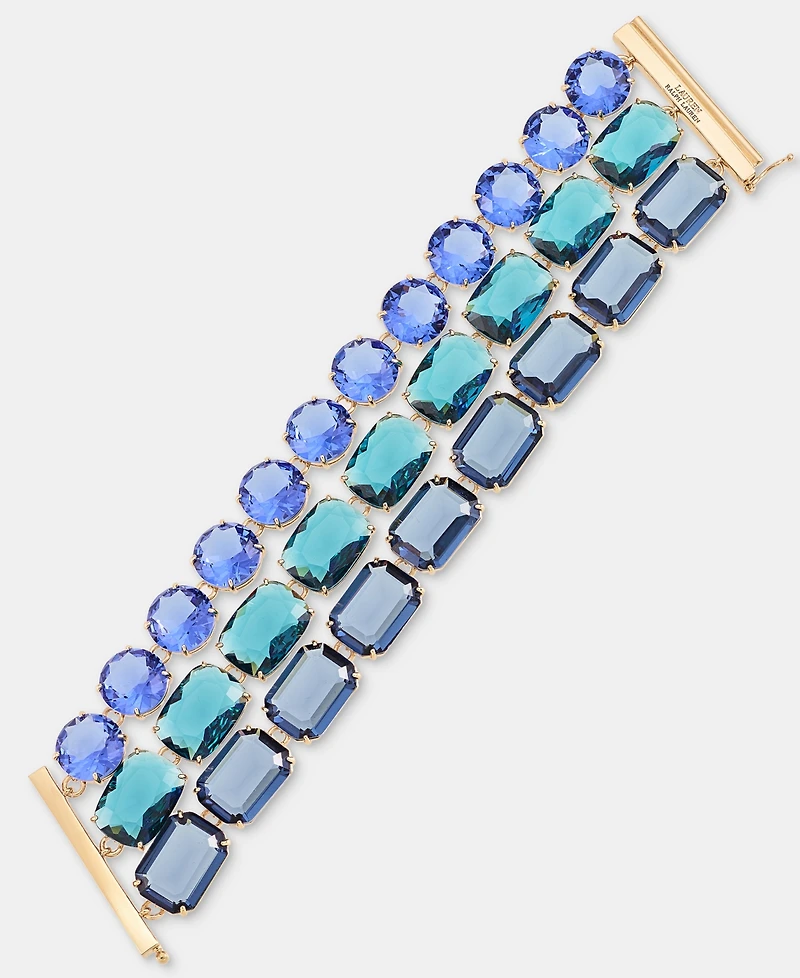 Lauren Ralph Lauren Stone Triple Row Flex Bracelet