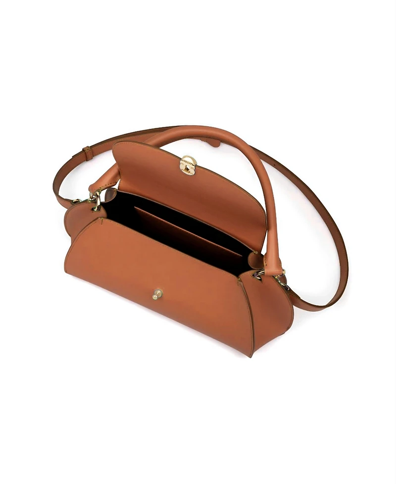 Noirgaze Scallop Calf Leather Bag