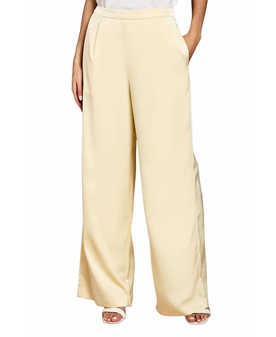 Coast Women's Satin High-Waist Flare Trousers