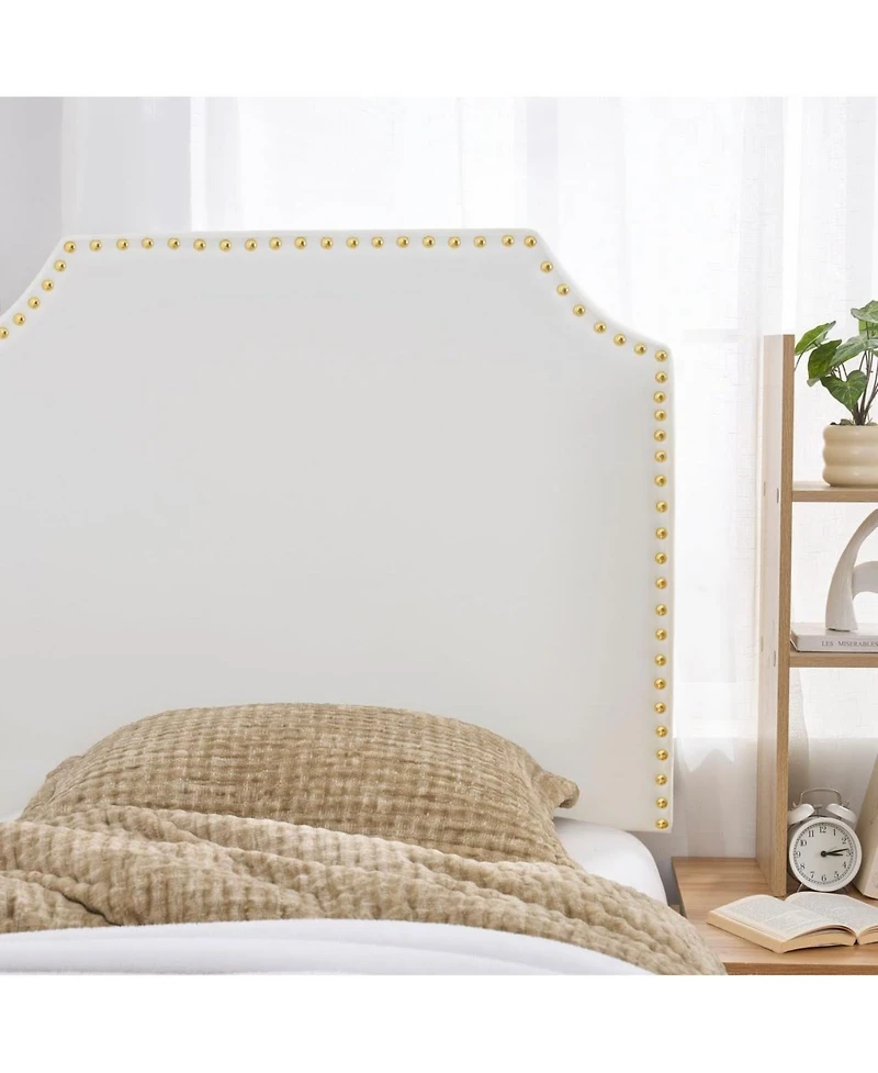 DormCo Bevel Tacked Plush Headboard - Velvet Crush