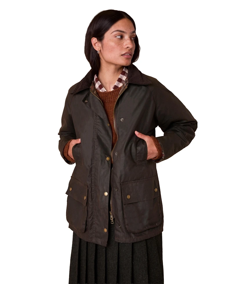 Celtic & Co. Women's Raglan Sleeve Waxed Jacket